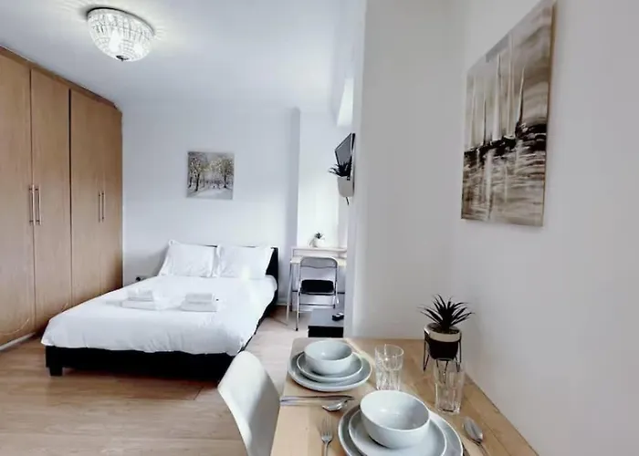Modern Studio With Patio